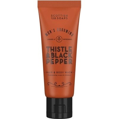 Scottish Fine Soaps Thistle & Black Pepper Sprchový gel na tělo i vlasy 75 ml