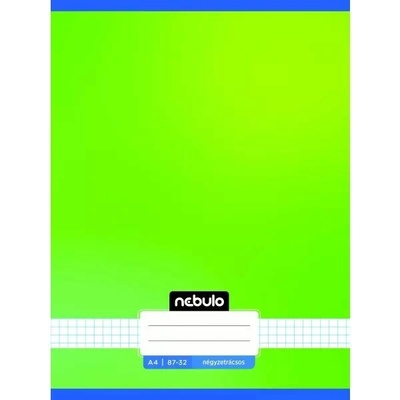 Monochrome a Gradient Sešit s čtverečkovaným papírem vzoru II A4