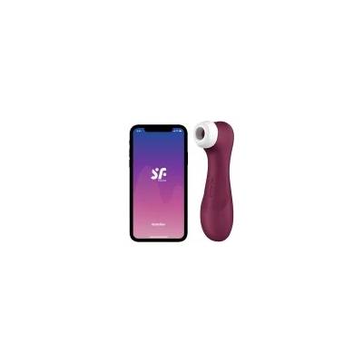Satisfyer Pro 2 Generation 3 с технология Liquid Air, вибрации и Bluetooth приложение - винено червено (P23453)