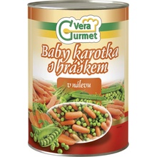 Vera Gurmet Baby karotka s hráškem 4 kg