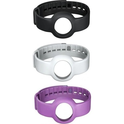 Jawbone 3 броя силиконови верижки за Jawbone UP Move - Jawbone UP Move Strap 3pack (черен, бял, лилав) (JL06A-3RS1-EU )