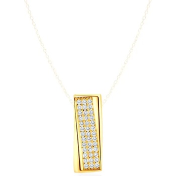 Image 1 of SAVICKI обеци: позлатено сребро. цирконий