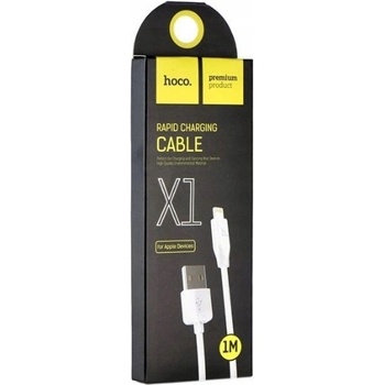 Hoco X1 LIGHTNING, 2,1A, 2m, bílý