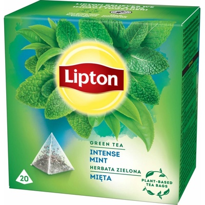 Lipton zelený čaj Máta pyramida 20 sáčků 32 g