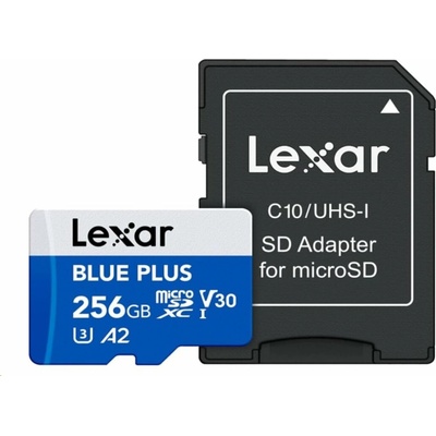 Lexar microSDXC Blue Plus 256 GB LMSBLPL256G-BNANG