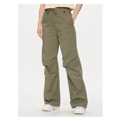 Calvin Klein Jeans Текстилни панталони Parachute Pant J20J222609 Каки Regular Fit (Parachute Pant J20J222609)