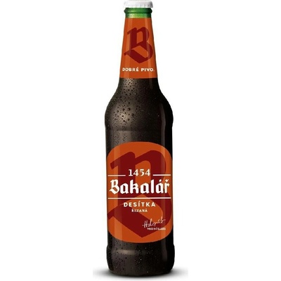 Bakalář 10 řezaná 4,2% 0,5 l (sklo)