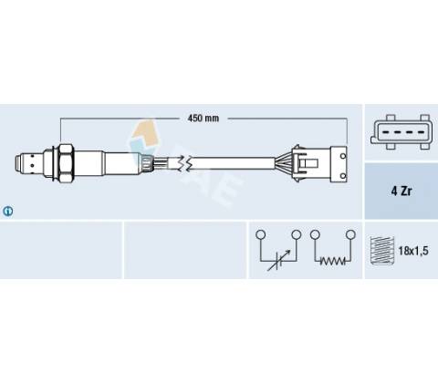 Lambda sonda FAE 77433