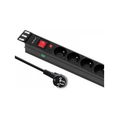 Qoltec power strip for RACK 19 1U 16A PDU CB 8xSchuko 2m
