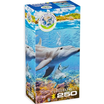 EUROGRAPHICS Пъзел Eurographics от 250 части - Делфини (82515560)