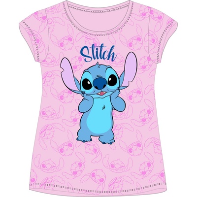 Dievčenské tričko Lilo & Stitch C ružová