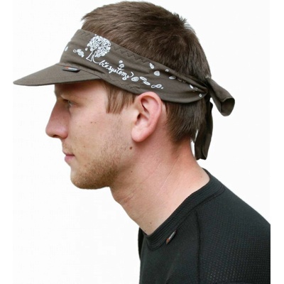 Infit 0150 vázací s kšiltem khaki Stromy