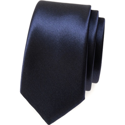 Avantgard kravata Slim Modrá 551 765