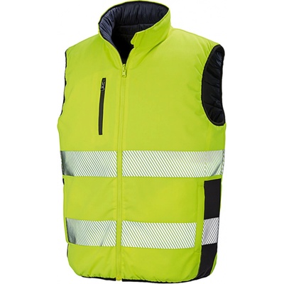 Result Safe-Guard Reversible Soft vesta žlutá-námořní modrá