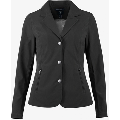 Horze Dámské závodní jezdecké sako softsheelové sako Adele Černá