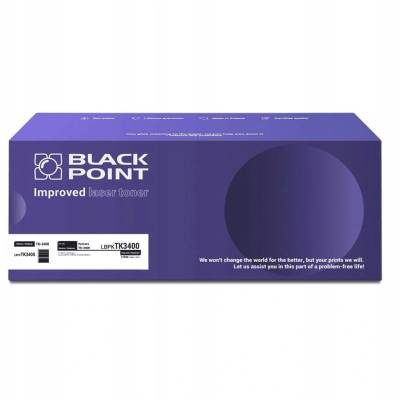 Compatible TK-3400 - съвместим с Kyocera тонер за принтер, черен (BLKYOTK3400BCBW)
