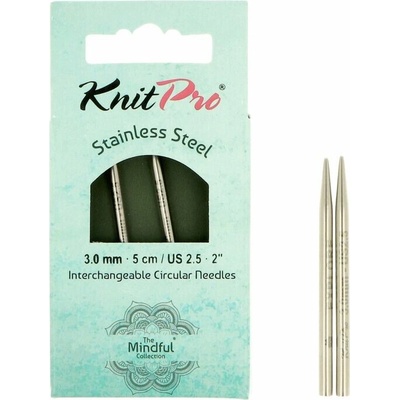 KnitPro Mindful Lace MIni vymeniteľné mini ihlice 5cm 3mm