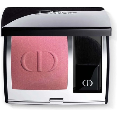 Dior Rouge Blush kompaktná lícenkaso štetcom a zrkadielkom 219 Rose Montaigne Shimmer 6,7 g