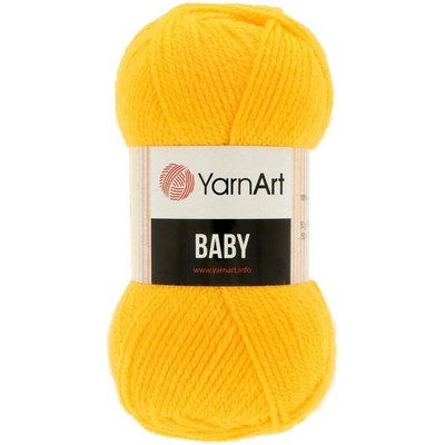 YarnArt Baby 32 tmavá žltá