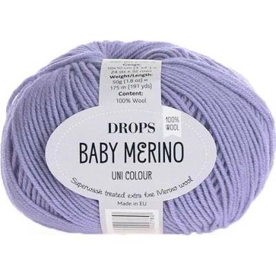 Příze DROPS Baby merino uni color 14 - lila