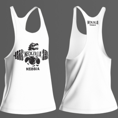 Nebbia pánske tielko NECKZILLA 969 white