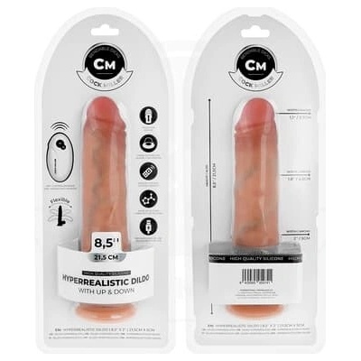 COCK MILLER HYPER-REALISTICKÉ DILDO S PRÍSAVKOU A POHYBOM NA DIAĽKOVÉ OVLÁDANIE 21,5 CM