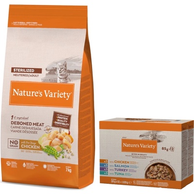 Nature’s Variety Selected Sterilised kuřecí z volného chovu 7 kg