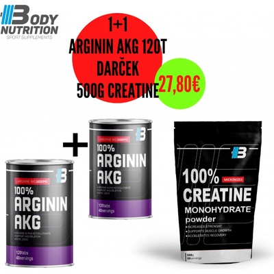 Body Nutrition Arginin AKG 120 tabliet