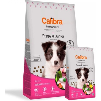 Calibra Dog Premium Line Puppy & Junior 12 + 3 kg БЕЗПЛАТНО