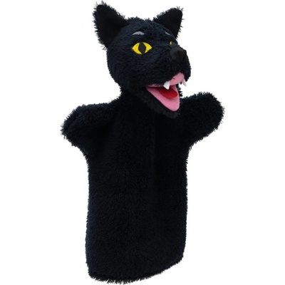 Moravská ústředna Brno Кукла за театър Moravska ustredna Brno - Добрият вълк, 28 cm, черен (22603C)