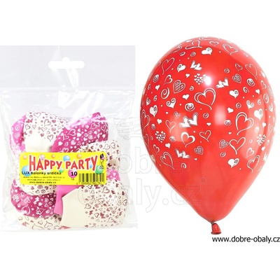 balónky SRDÍČKA Happy-Party