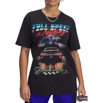 Under Armour Dámske tričko s krátkym rukávom PJT RCK CAMPUS TEE W 1389716 001 čierne