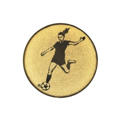 ETROFEJE emblém 25mm 53 futbal, ženy