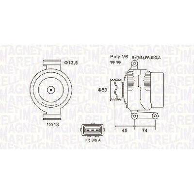generátor MAGNETI MARELLI 063731635010