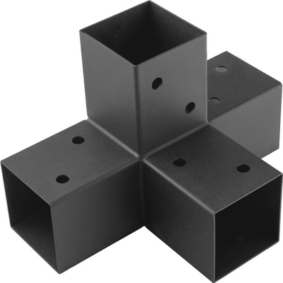 Domax spojka trámová GPX120,122x266x326x2,0, černá DMX96077122 – Zboží Mobilmania