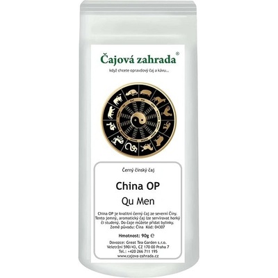 Čajová zahrada China OP Qu Men černý čaj 500 g