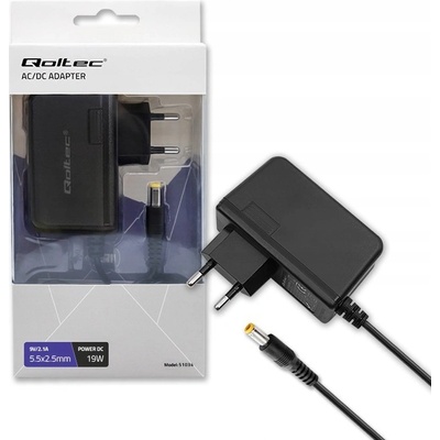 Qoltec Zásuvný zdroj 19W 9V 2.1A 5.5*2.5