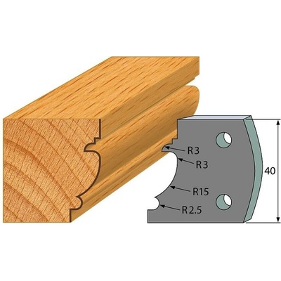 IGM Professional IGM Profil 121 - pár obmedzovačov 40x4mm SP F027-121