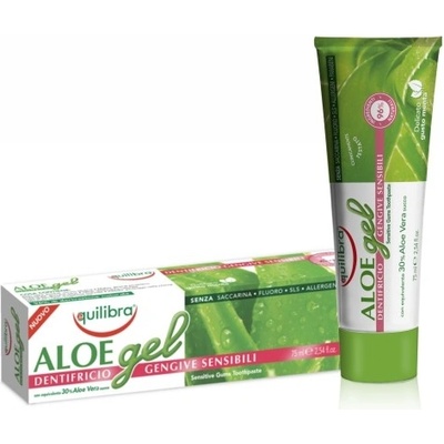 Equilibra Aloe Sensitive Gums Zubná pasta na citlivé zuby a ďasná 75 ml