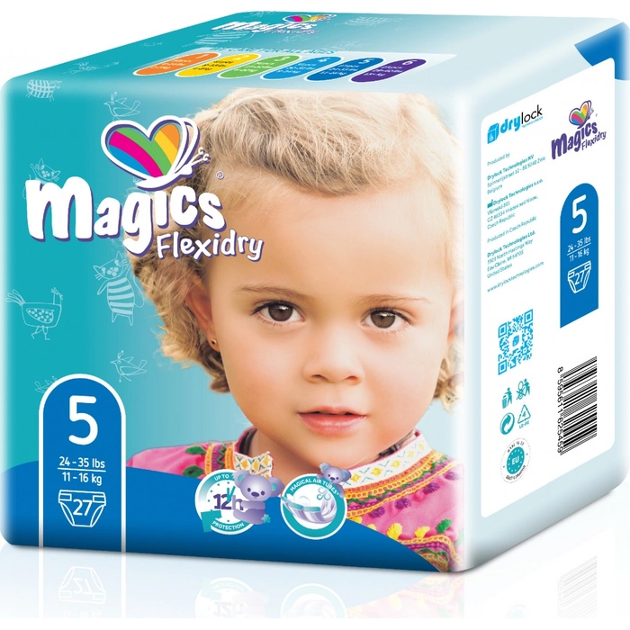 Magics Flexidry vel. 5 Junior 11-16 kg, 27 ks