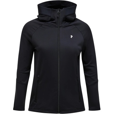 Peak Performance Дамско поларено яке Peak Performance Women's Rider Essentials Zip Hood Fleece jacket - Black (105-6221-0114)