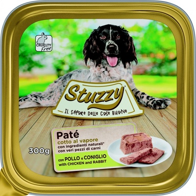 Stuzzy Adult Dog kura a králik 300 g