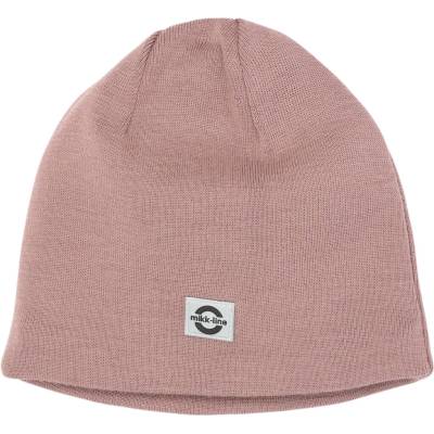 Mikk Line DETSKÁ VLNENÁ ČIAPKA MIKK LINE SOLID TWILIGHT MAUVE
