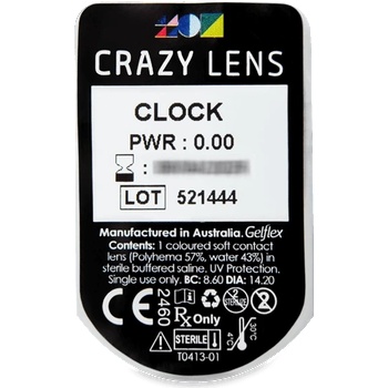 Image 1 of MAXVUE VISION LENS - Clock - дневни без диоптър (2 лещи)