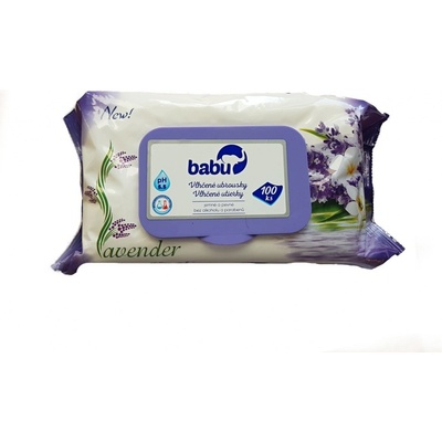 Fresh Air Babu Dětské vlhčené ubrousky Levandule 100 ks klip
