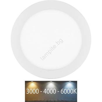 Ecolite LED-WSL-CCT/18W/BI - LED Лампа за окачен таван LADA LED/18W/230V IP44 бял (EC0430)