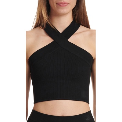 adidas Бюстие Adidas Women's Lightly Lined Halter Bralette - Black