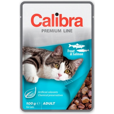 Calibra Cat Adult Trout & Salmon 100 g