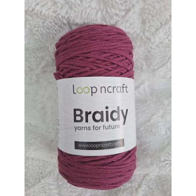Loop'ncraft Braidy - 15 cyklámen