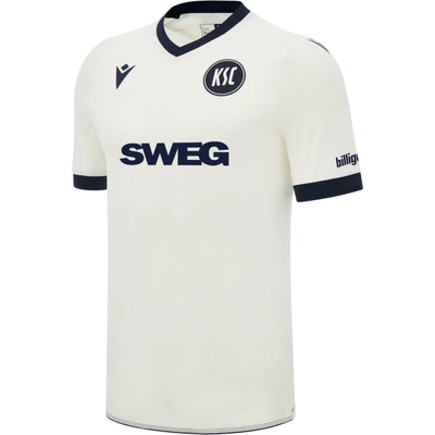 Macron Karlsruher SC Match Away 2026/27 bílá